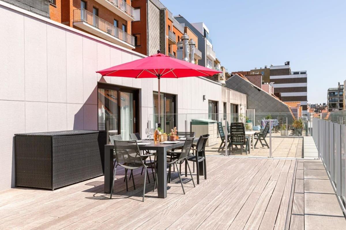 Huswell - Sunny Apartment In Knokke-Heist With Big Terrace 外观 照片